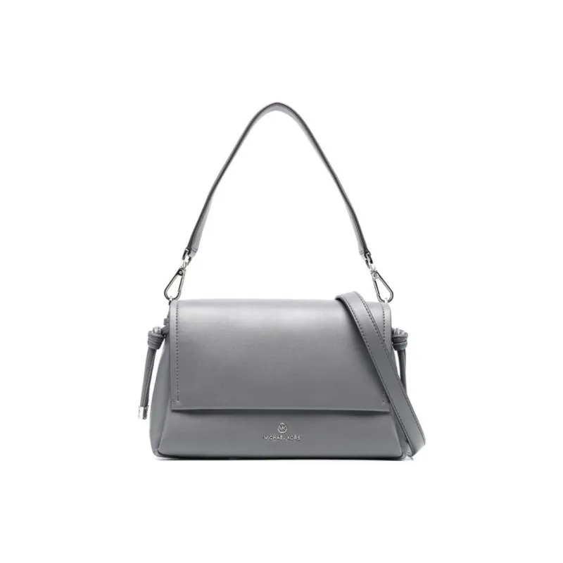 MICHAEL KORS Cow Leather Shoulder Bag Women's Gray-0