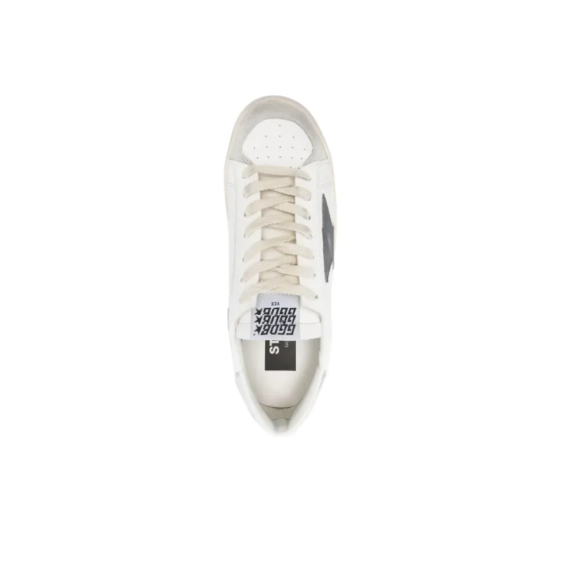 Golden Goose Stardan Low-Top Skateboard Shoes Men's White-3