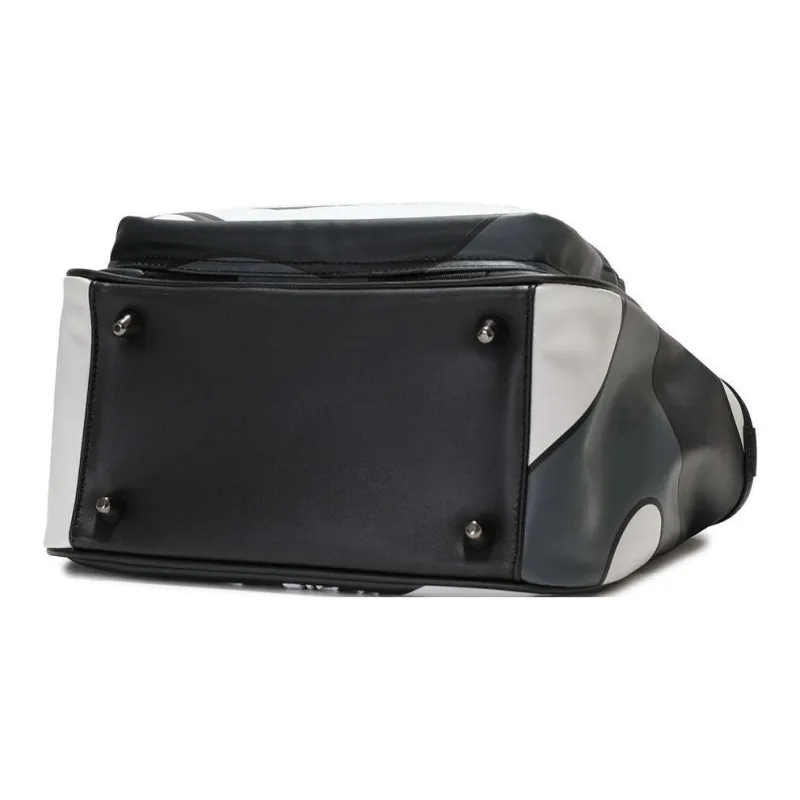MARK & LONA Synthetic Leather Tote Bag, Shopping Bag, Handbag Unisex Black-3