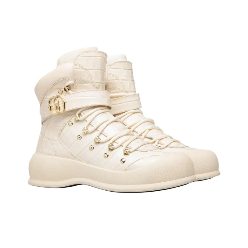 BALLY Clyff Ankle Boots Women's White-2