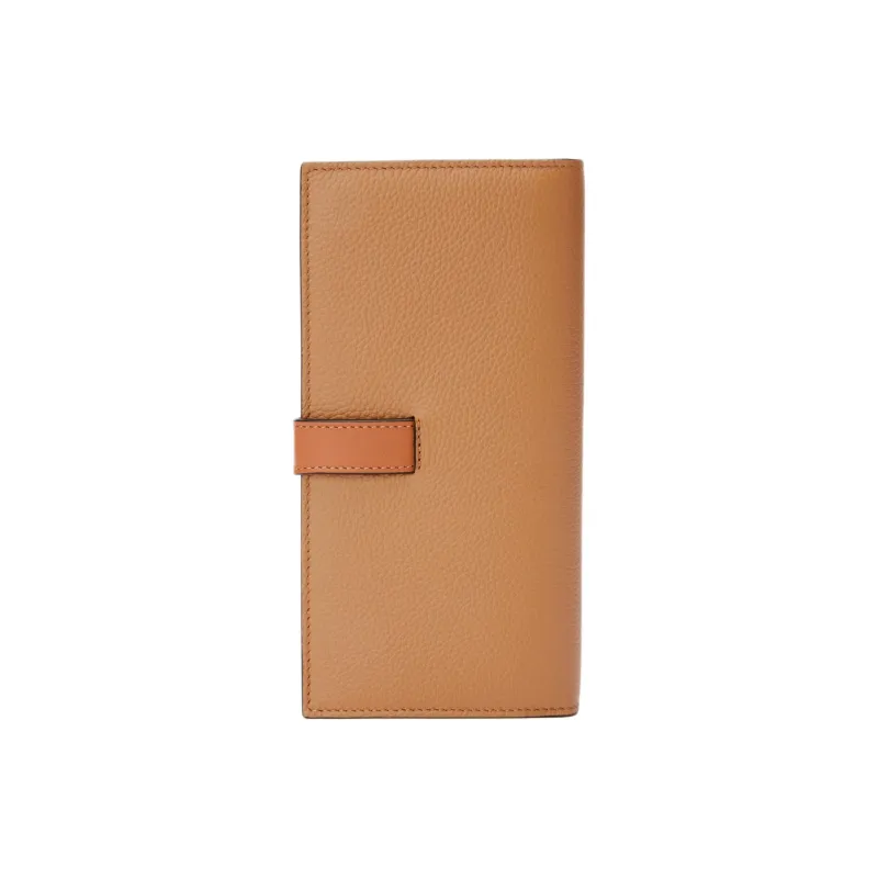 LOEWE Calfskin Wallet Large Size Women's Toffee-1