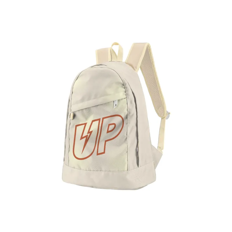 TURN UP Nylon Backpack Unisex Ecru-1