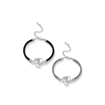GOOUI S925 Silver Bracelets Unisex