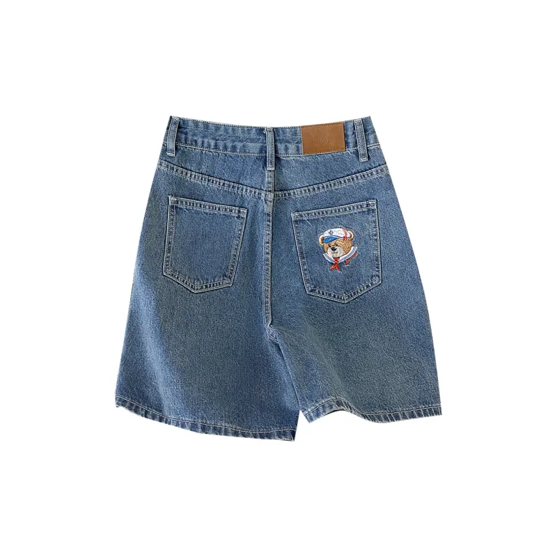 TOUCH Denim Shorts Women's Dark Blue-1