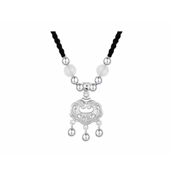 CHINA GOLD 999 Fine Silver Necklaces Women's