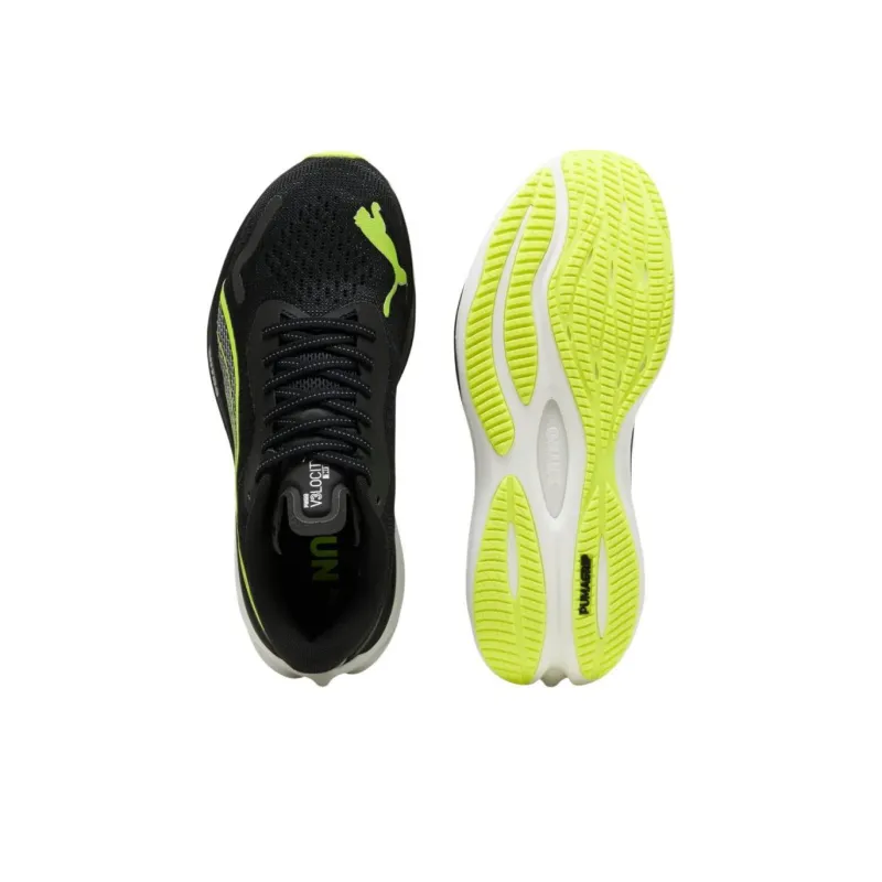 PUMA Velocity NITRO™ 3 Shock Absorbers With Slip Resistant Features Low Top Casual Running Shoes Men's Black Loose Fit-3