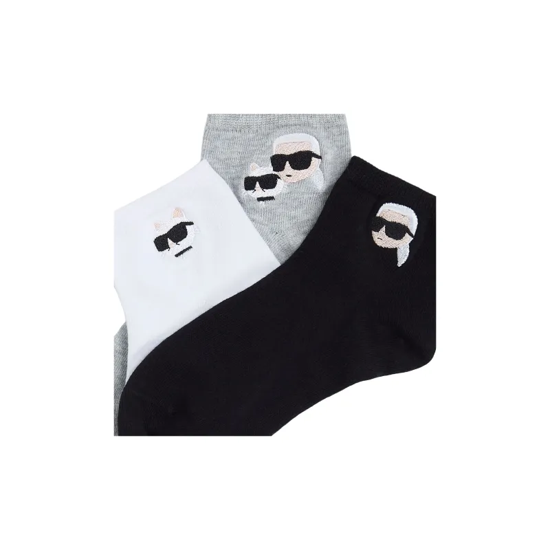 KARL LAGERFELD / Karl Lagerfeld Jeans Ikon Socks Set Of Three-2