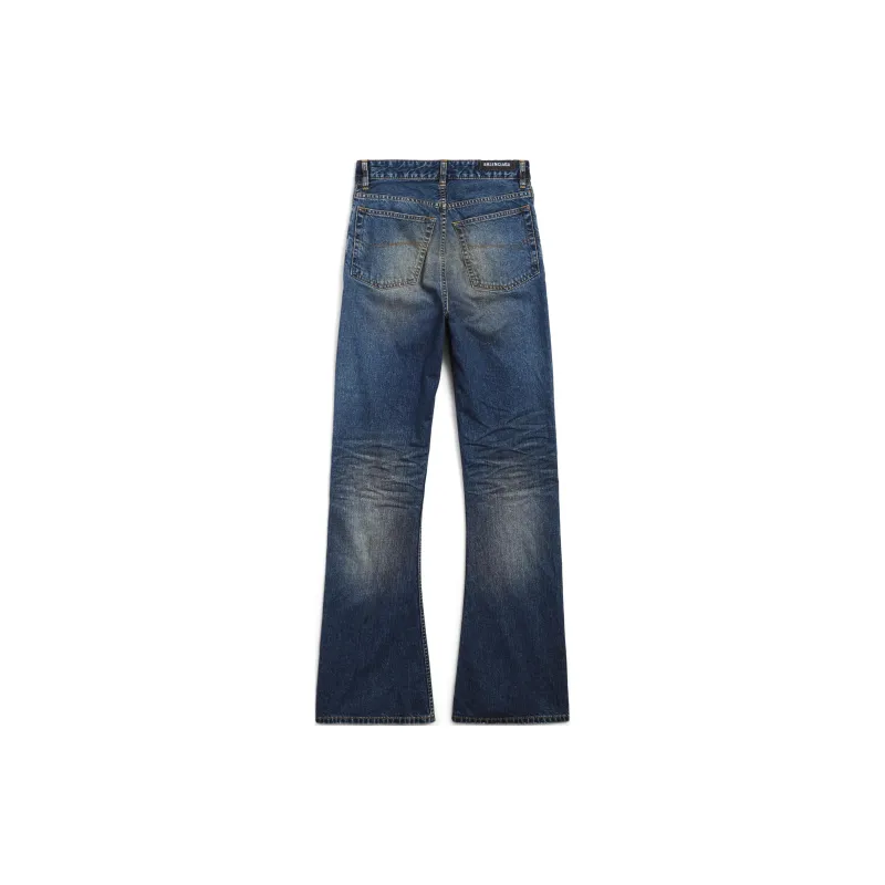Balenciaga Logo Patch Bootcut Jeans-1