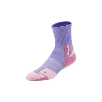 MUSCLESWING Mid-Calf Socks Women's 4 Pack Purple