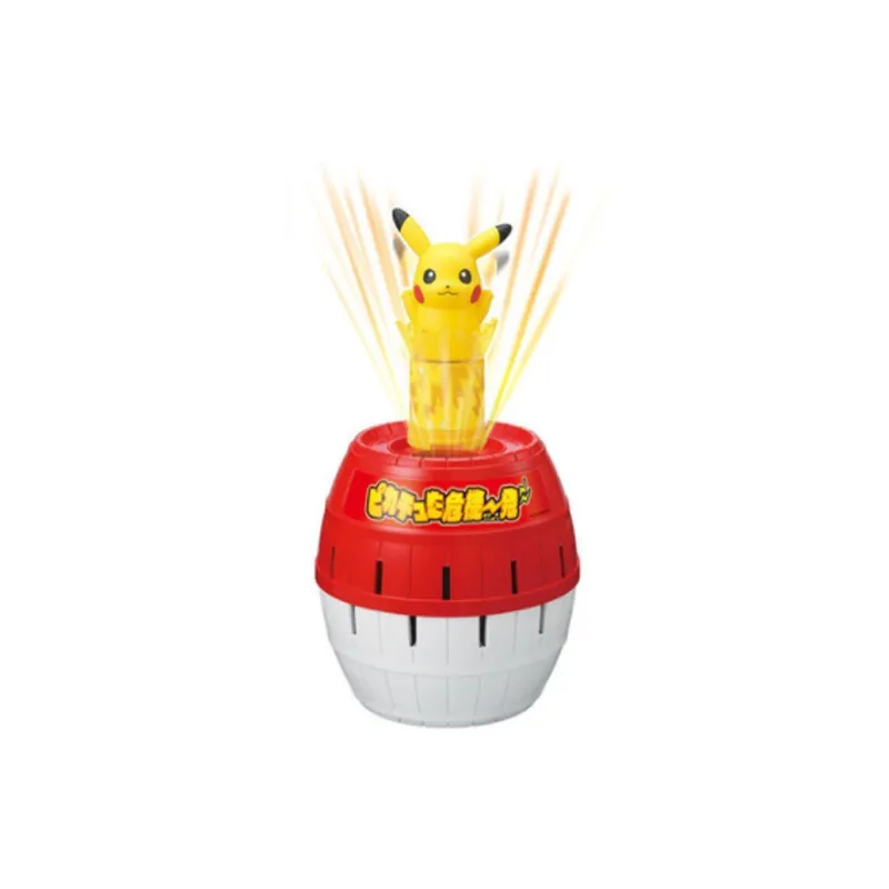TAKARA TOMY Pokémon Pikachu A Crisis Awaits  Prank Bucket Game Assembled Models 20cm-2