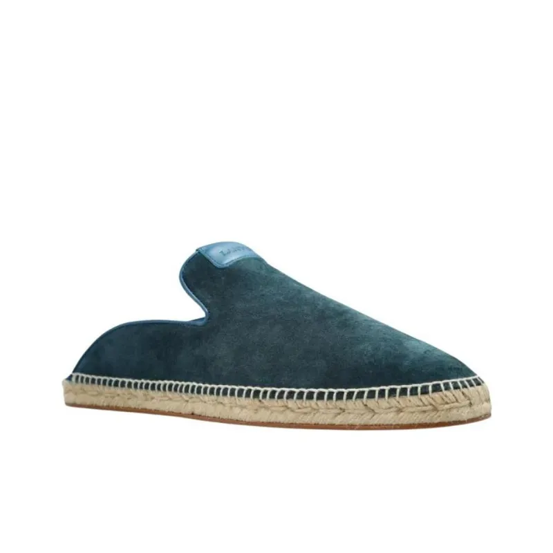 Lanvin Wrap-toe Slippers Men's Blue-1
