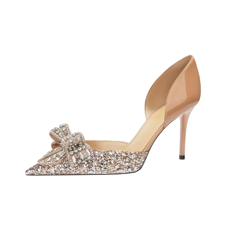 Dunnu Slim Heel High Heels 8cm Women's-0