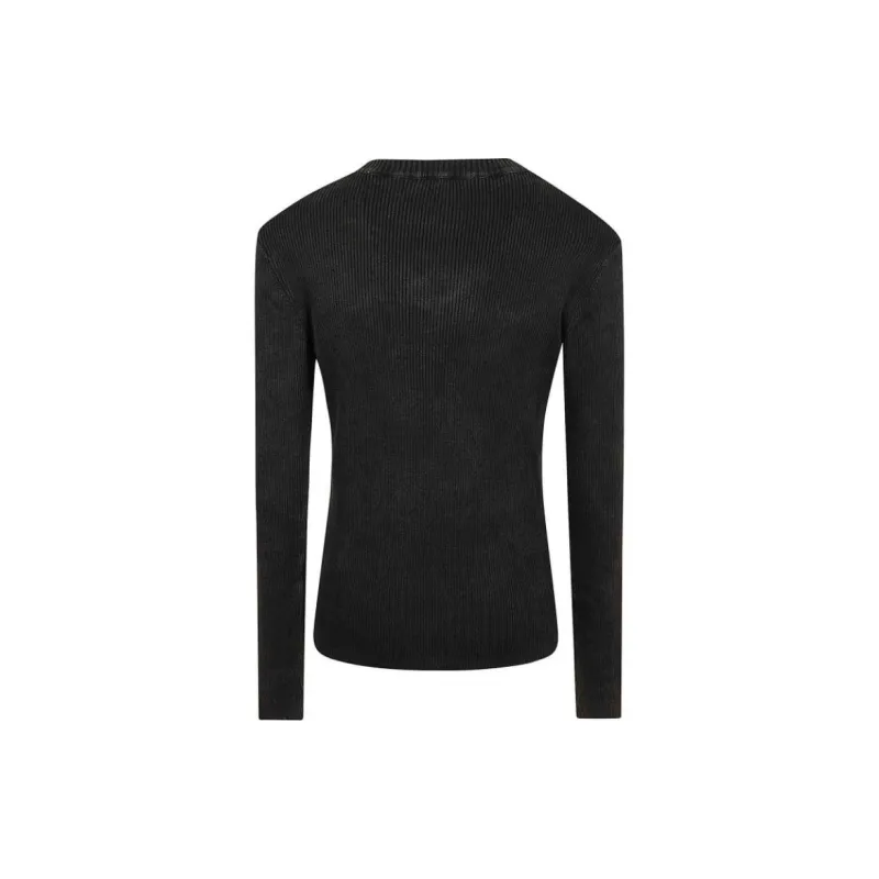 DIESEL Ribbed Logo Sweater-1
