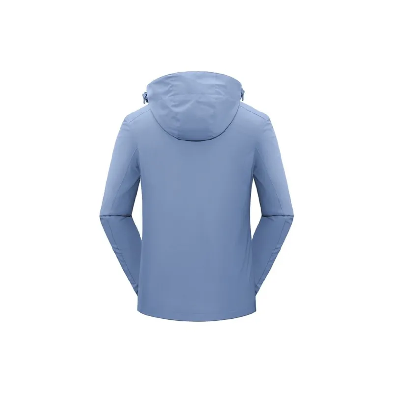 66/ROUTE 66 Waterproof, Windproof, And Abrasion Resistant Windbreaker Jacket Unisex Lilac Purple-1