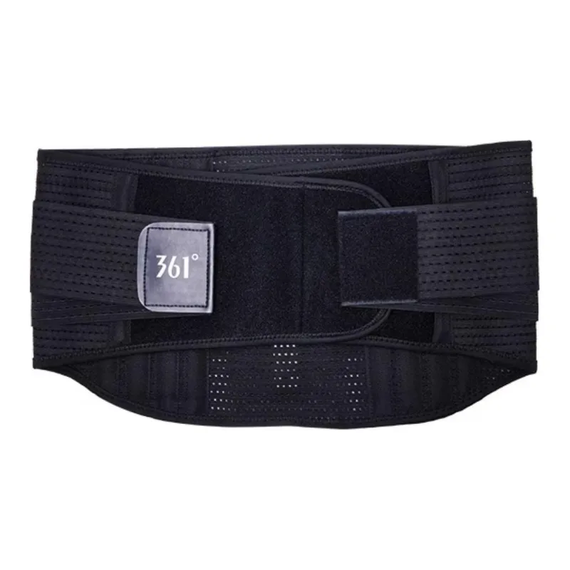 361° Back Support Braces Badminton Yoga Breathable Compression Black Polyamide Elastane Polyester Neoprene Unisex-0