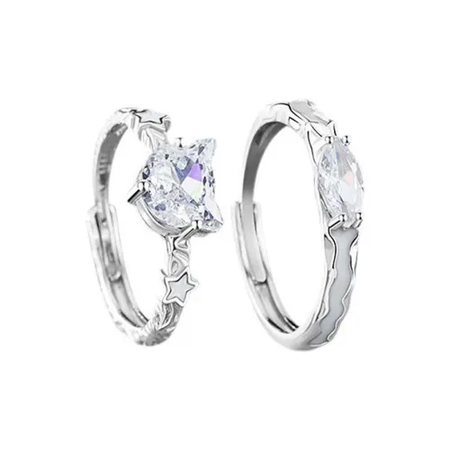 Yi Zhi Jing Bean Type Rings Mens