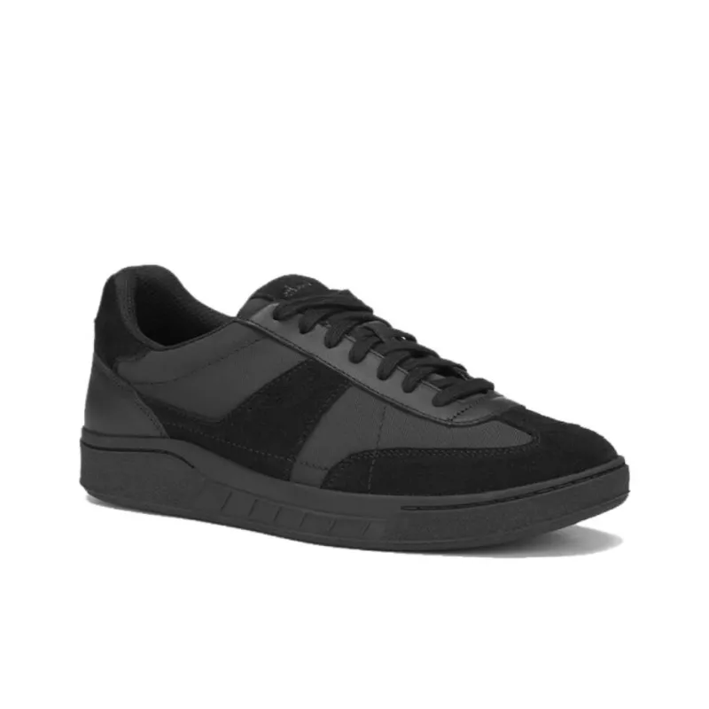 Clarks Black Warrior CraftRally Mi Low-Top Skateboard Shoes Men's Black-1