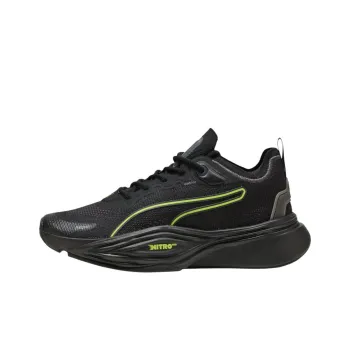 PUMA Pwr Nitro Anti Slip Wear Resistant Low Top Training Shoes Unisex Black