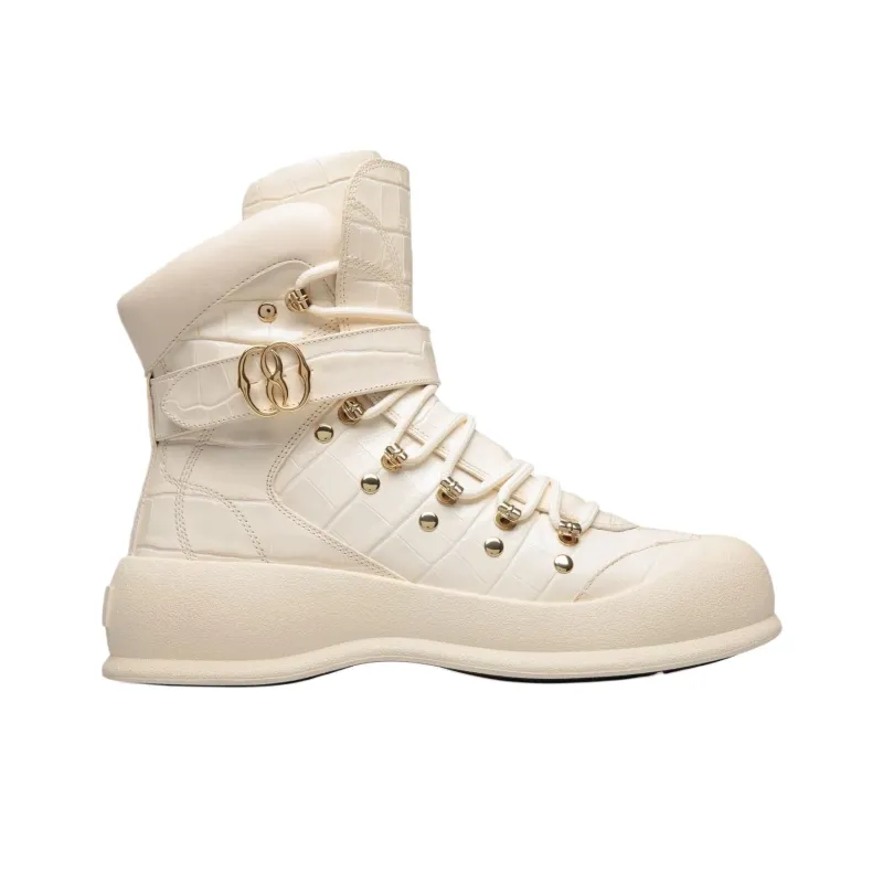 BALLY Clyff Ankle Boots Women's White-1