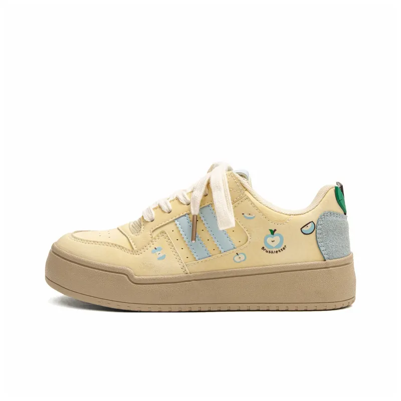 FULLXUAN Classic And Versatile Cute Low Top Skateboard Shoes Women's-6