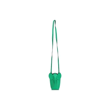 LOEWE Elephant Pocket In Classic Calfskin Jungle Green