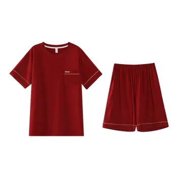 Jovini Pajama Set Men's Gift Box Set Red
