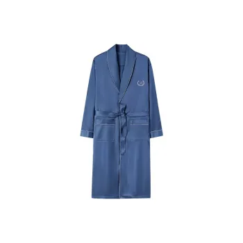 Huggy Kissy Pajama Robe Men's Blue