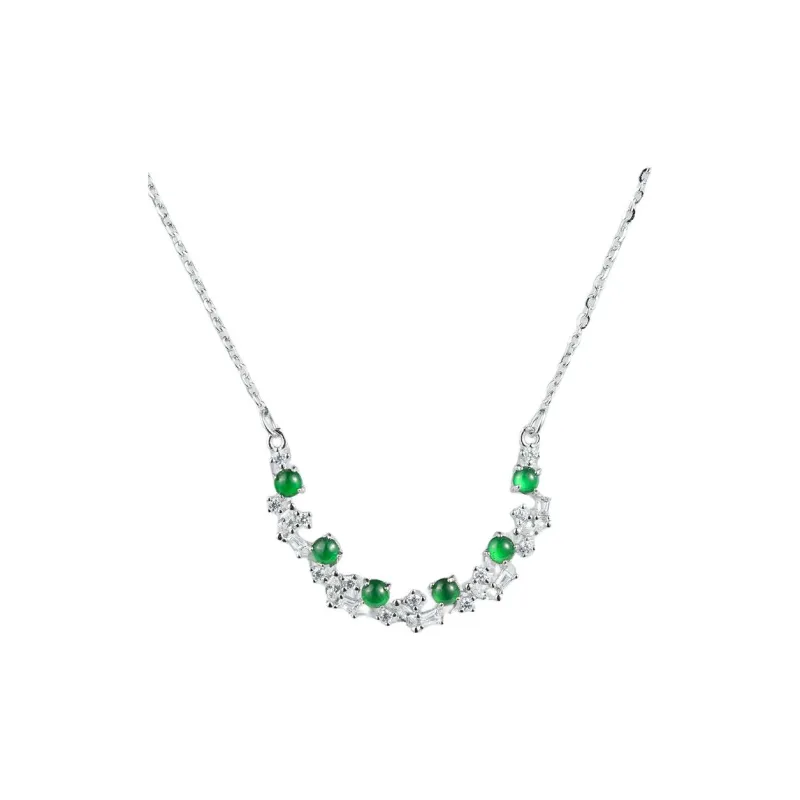 PEARL QUEEN Glutinous Jade Jadeite Necklaces Women's-0