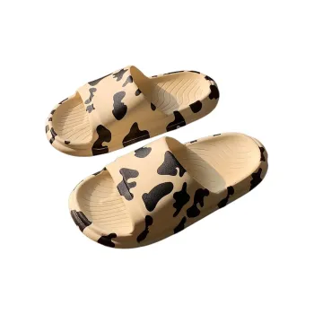 Thin Strips Slippers Unisex, Milk White