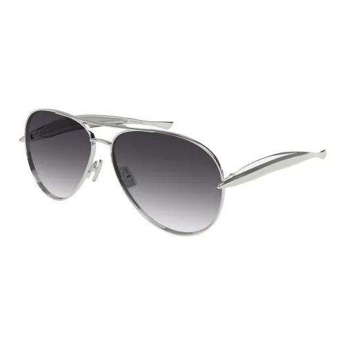Bottega Veneta Aviator Frame Sunglasses