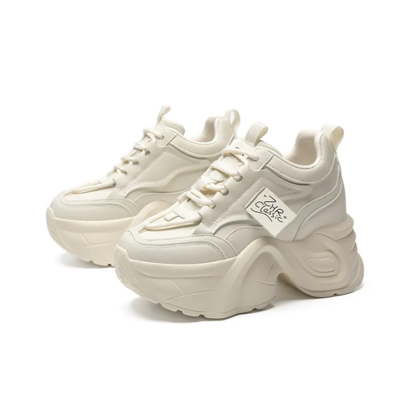 ZHR Height Increasing Shoes Wear-resistant And Lightweight Low-Top Chunky Sneakers Women's-2