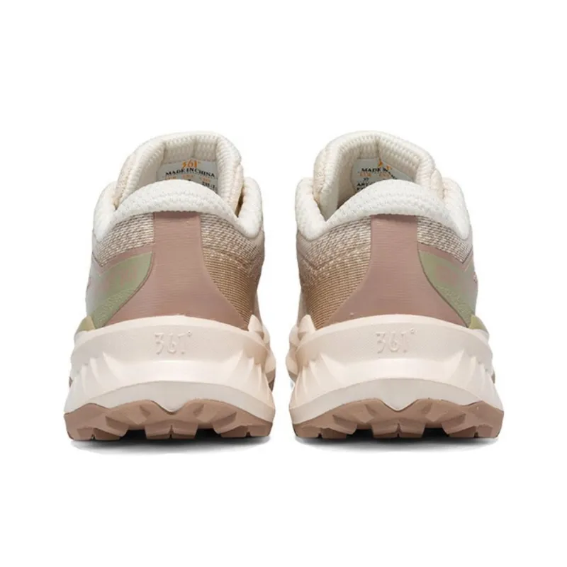 361° Durable Lightweight Cushioning Low-Top Outdoor Shoes Women's Beige Green-5