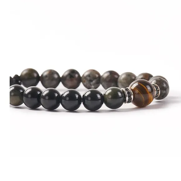 Topgirl Obsidian Bracelets Men's-4