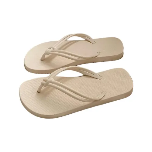 Thin Strips Slippers Women's Ecru