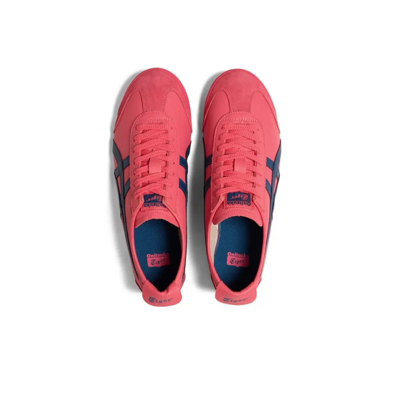 Onitsuka Tiger Mexico 66 Leather Pink Cameo Mako Blue-3