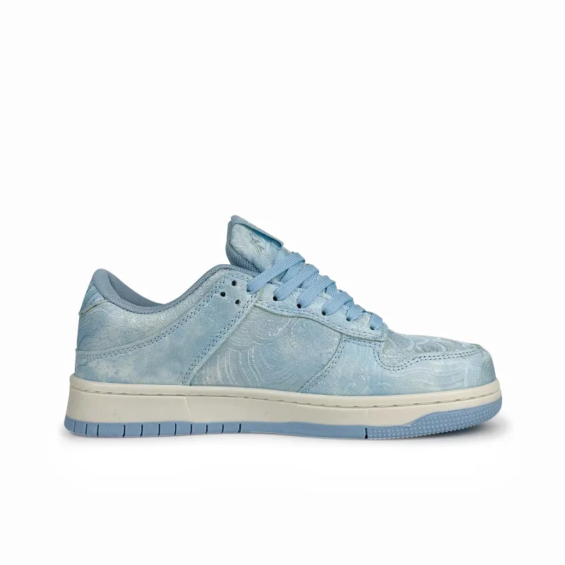 Rongchuan Anti-Slip And Wear-Resistant Lightweight Low-Top Skateboard Shoes Unisex Blue-1