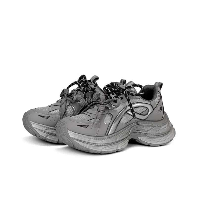 JESSICA SOPHIA Cushioning Height Increasing Low-Top Chunky Sneakers Women's-1