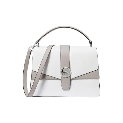 MICHAEL KORS Greenwich Medium Color Block And Signature Logo Satchel