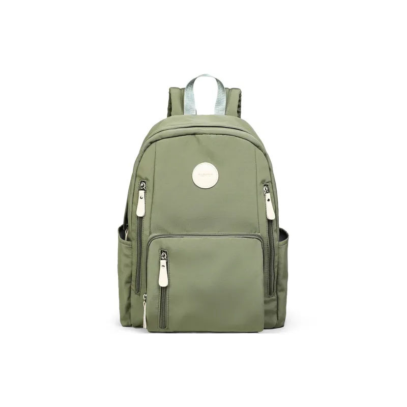 COMELY Fabric Laptop Backpack Regular Women's Ecru-4