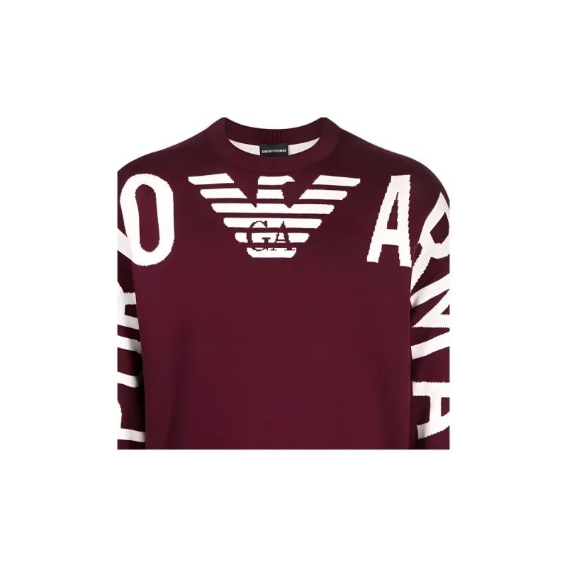 EMPORIO ARMANI FW22 Sweater Men's Red-4