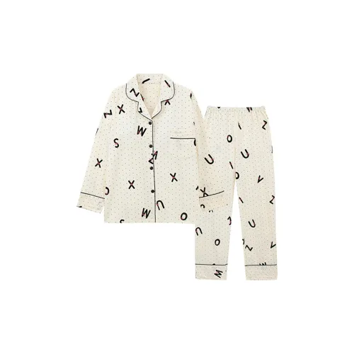 Maultiay Pajama Set Women's Apricot