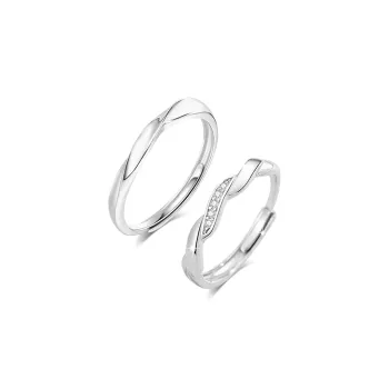 BLANK IN BLANK 999 Fine Silver Rings Unisex
