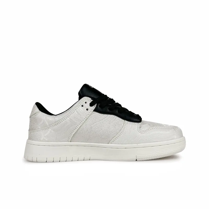 Rongchuan Anti-Slip And Wear-Resistant Lightweight Low-Top Skateboard Shoes Unisex White-1
