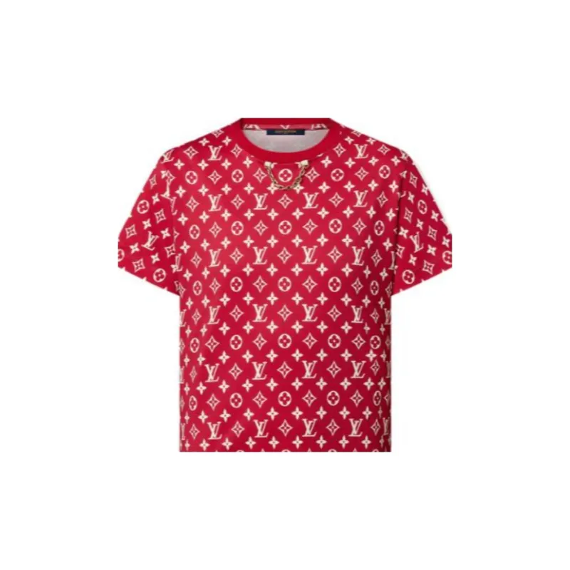 LOUIS VUITTON 1AB7I6 Stripe Accent Monogram T Shirt-3