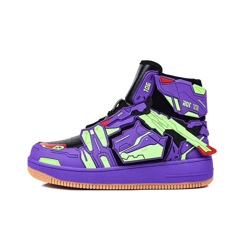 Jerden Smith Coverage Slip Resistant And Abrasion Resistant High Top Skateboard Shoes Unisex-17