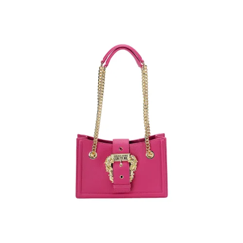VERSACE JEANS COUTURE Polyurethane Handbag, Shoulder Bag Women's Pink