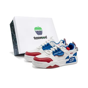 TEXWOOD Wrapping Anti Slip Shock Absorbing And Wear Resistant Low Top Skateboard Shoes Men's Box