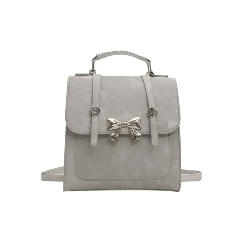 HCXK PU Backpack Regular Women's Blue/Pink/Silver/Black-1