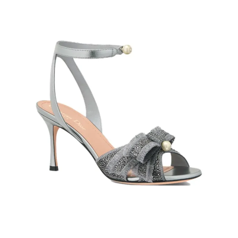 DIOR Adiorable Strap Sandals 8cm Women's Gray-2