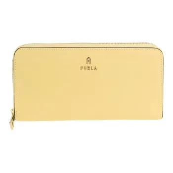 Furla Leather Wallet Women's Yellow